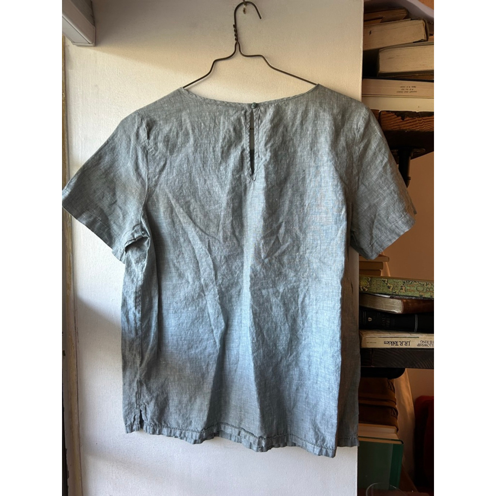 Women's Liz Claiborne Top Size M Green - Picture 4 of 5